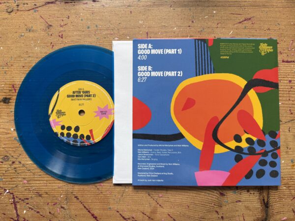 after ours good move 7inch winyl blue