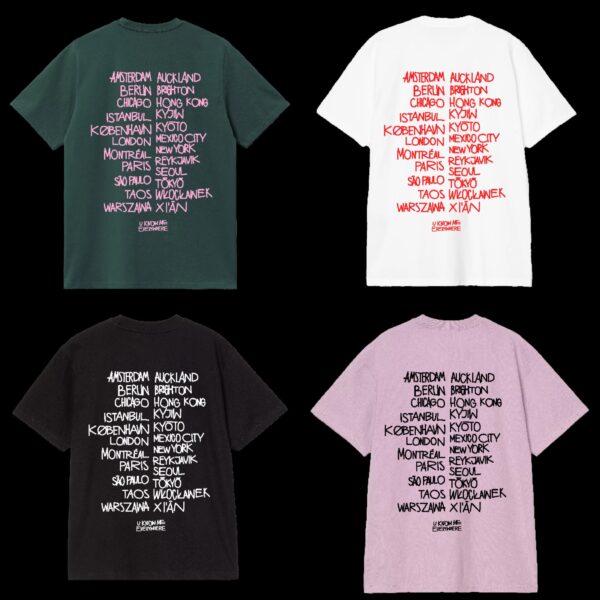 U KNOW ME EVERYWHERE t-shirt MIASTA
