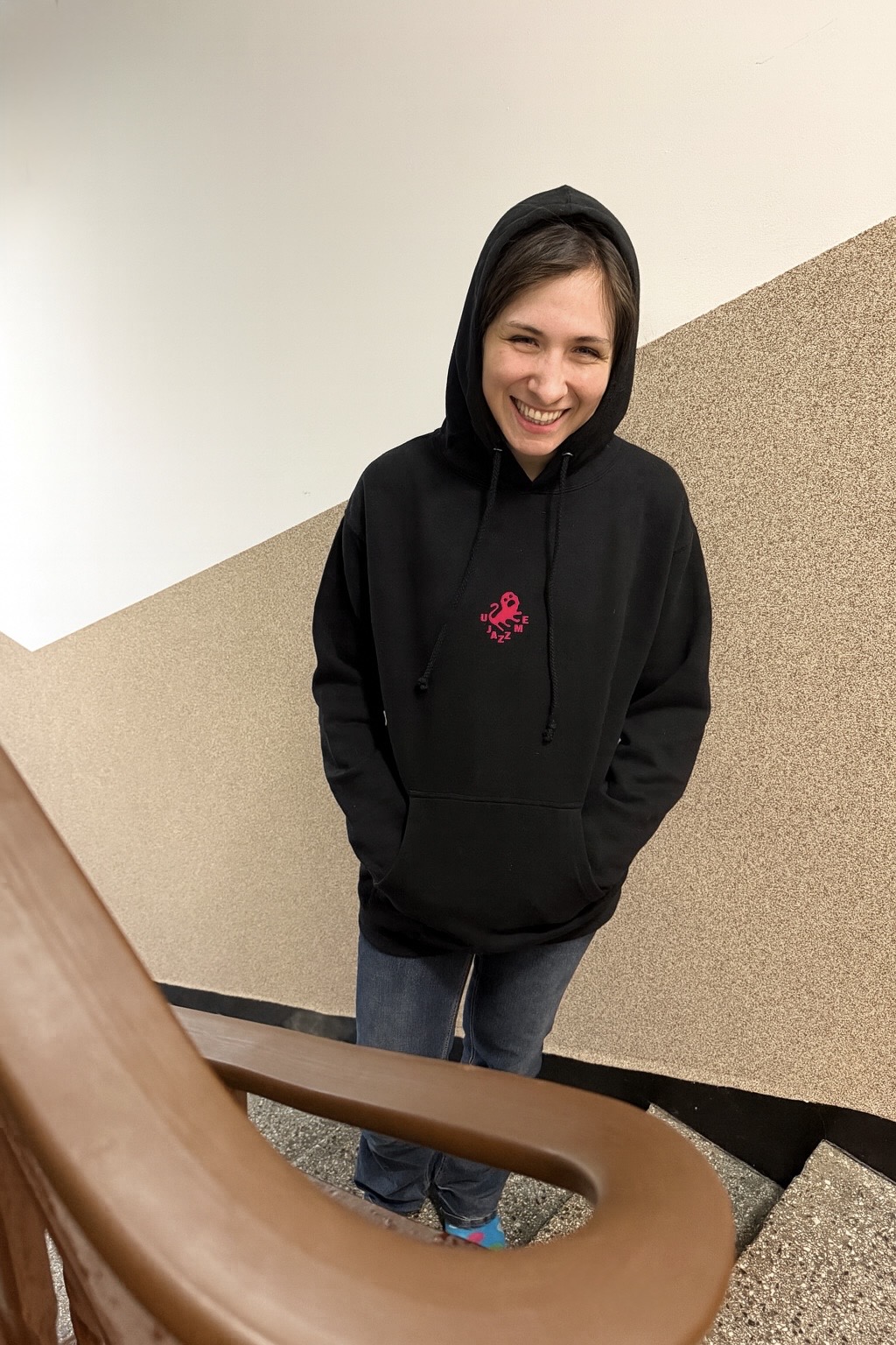 u jazz me bluza czarna