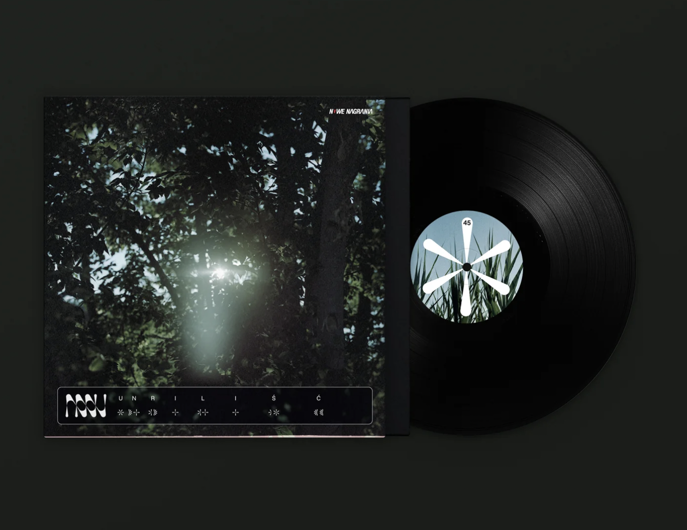 UNRILIŚĆ LP black vinyl black winyl