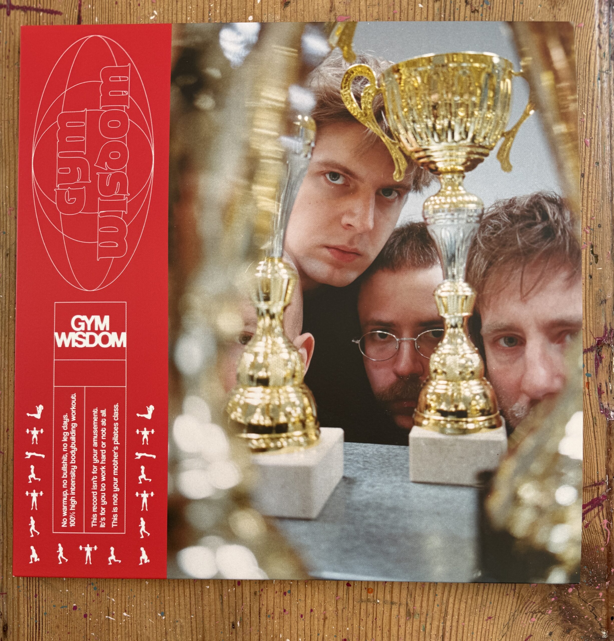 gym wisdom winyl album vinyl gold cup punk rock